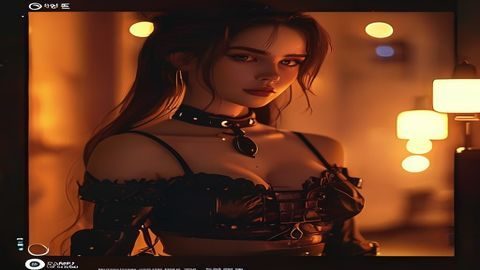 角色扮演类spank视频封面图，专业工作室制作，暖色调灯光，高清画质